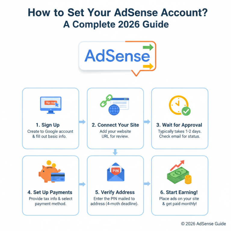 How to set up your AdSense accountA Complete 2026 Guide