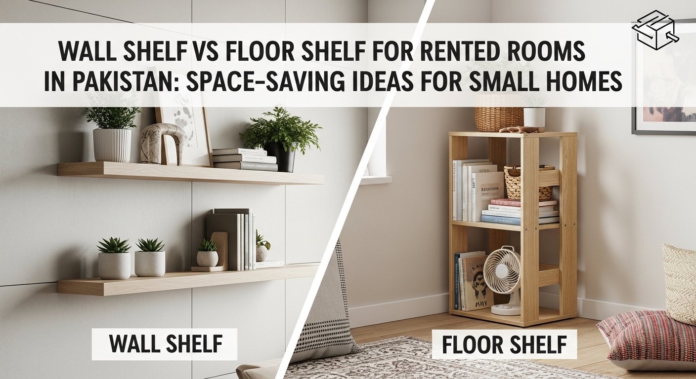 wall shelf vs floor shelf for rented rooms in pakistan space saving ideas for small homes
